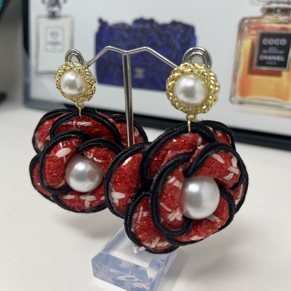 Camellia Earrings NWT